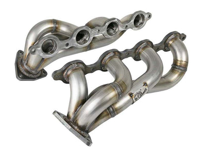 aFe Twisted 1-3/4in 304SS Shorty Header 20-23 GM 2500/3500HD 6.6L V8 aFe