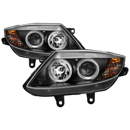 Spyder BMW Z4 03-08 Projector Headlights Xenon/HID Model Only - LED Halo Black PRO-YD-BMWZ403-HID-BK SPYDER