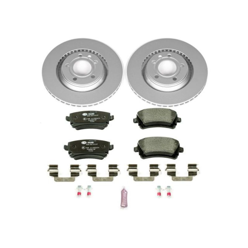 Power Stop 04-09 Audi S4 Rear Euro-Stop Brake Kit PowerStop