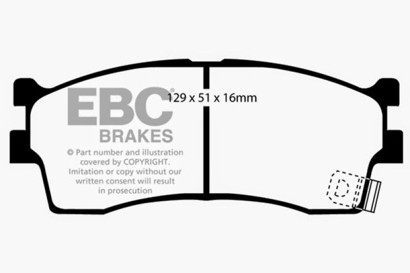 EBC Ultimax2 Front Brake Pads - UD889