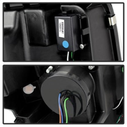 Spyder Ford F150 13-14 Projector Fctry Xenon Model- Light Bar DRL Blk PRO-YD-FF15013-LBDRL-HID-BK SPYDER