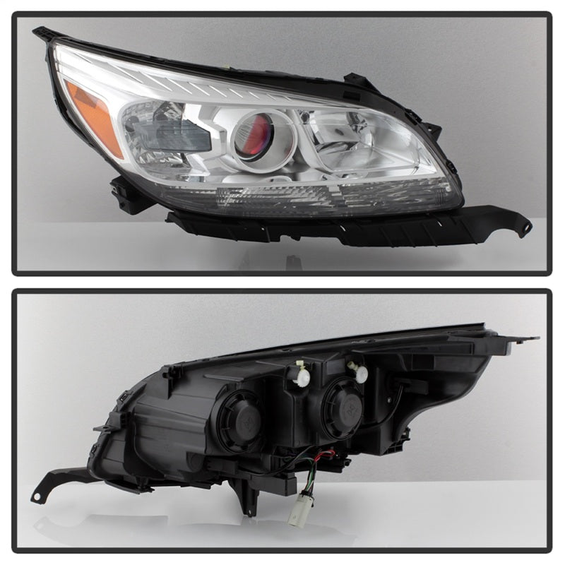 xTune 13-15 Chevy Malibu OEM Style Halogen Proj Headlights -OEM Right (HD-JH-CM13-OE-R) SPYDER