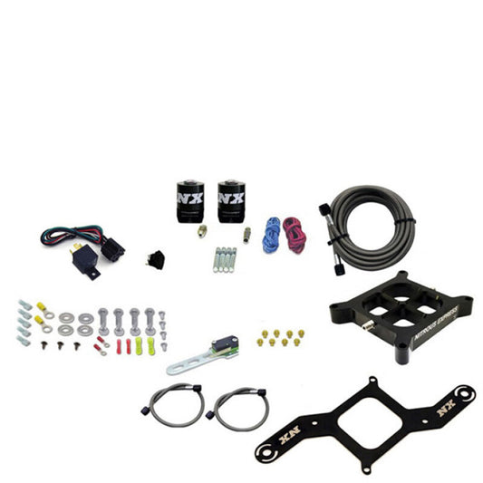 Nitrous Express Dry, Dual Stage Billet Crossbar Plate System 100-1000 HP (4150 Flange)-No - 66242-00