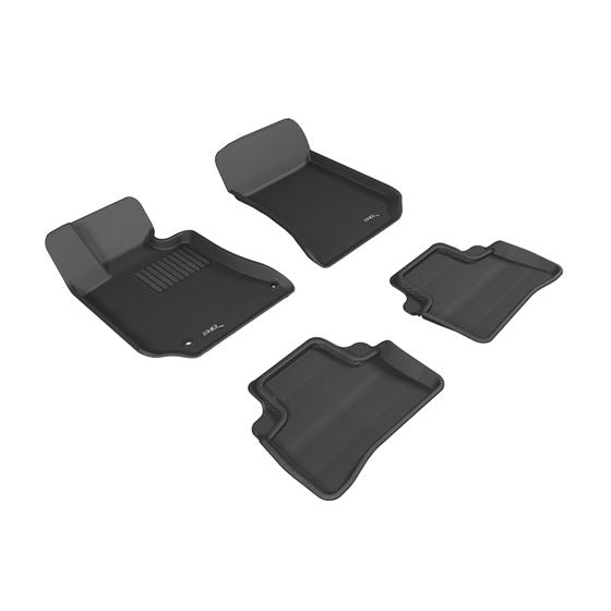 3D MAXpider L1MB05701509 2010-2013 Mercedes-Benz E-Class W212 Kagu 1st & 2nd Row Floormats - Black