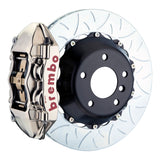 Brembo 93-98 Supra Rear GTR BBK 4 Piston Billet380x28 2pc Rotor Slotted Type-3- Nickel Plated