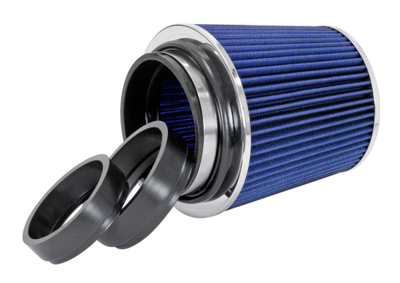 Spectre Adjustable Conical Air Filter 5-1/2in. Tall (Fits 3in. / 3-1/2in. / 4in. Tubes) - Blue Spectre