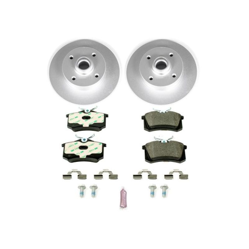 Power Stop 99-02 Volkswagen Cabrio Rear Euro-Stop Brake Kit PowerStop