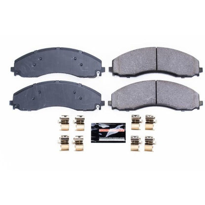 Power Stop 17-19 Ford F-450 Super Duty Front Z23 Evolution Sport Brake Pads w/Hardware PowerStop