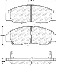 Load image into Gallery viewer, StopTech Premium Ceramic Front Brake Pads - 308.09590