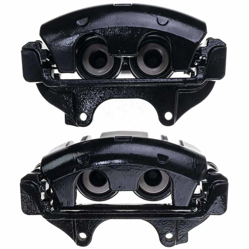 Power Stop 2014 Chrysler 200 Front Black Caliper - Pair w/Bracket PowerStop