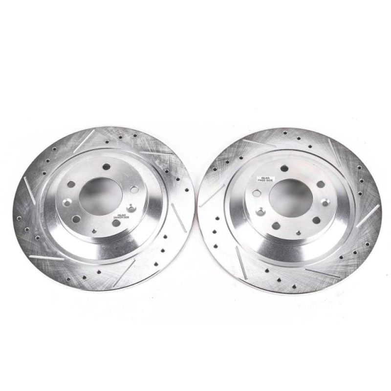 Power Stop 06-07 Mazda 6 Rear Evolution Drilled & Slotted Rotors - Pair PowerStop