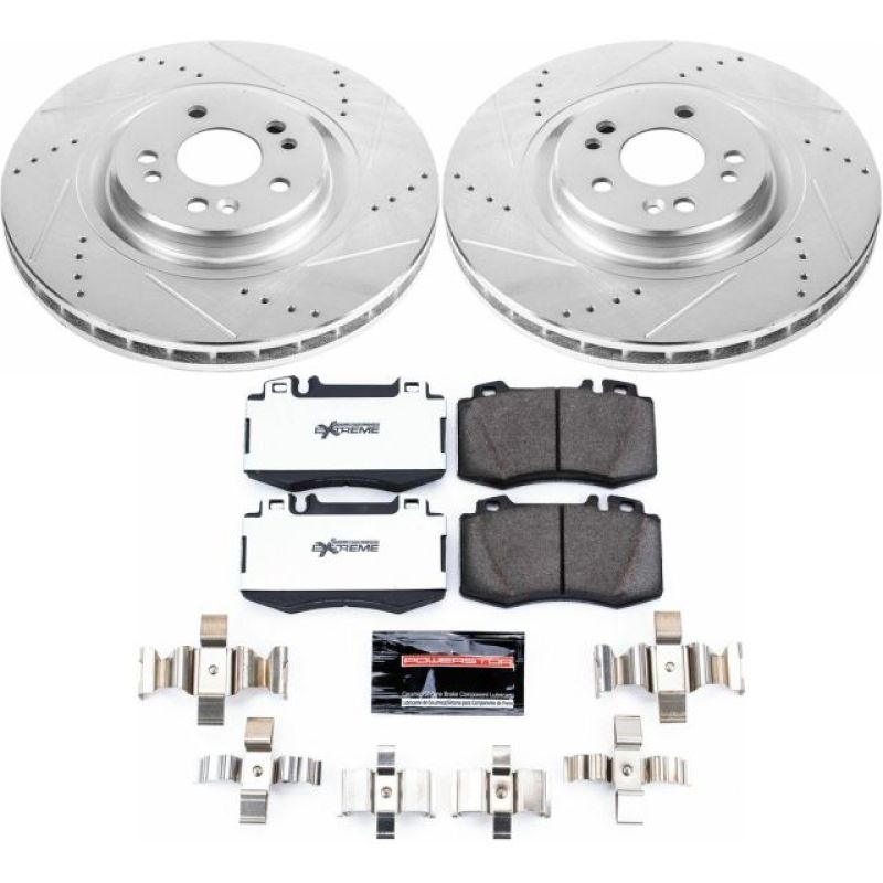Power Stop 00-03 Mercedes-Benz ML55 AMG Front Z26 Street Warrior Brake Kit PowerStop