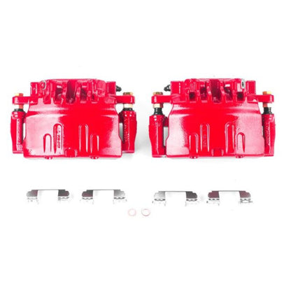 Power Stop 03-07 Cadillac CTS Front Red Calipers w/Brackets - Pair PowerStop
