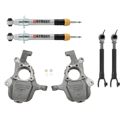 Belltech 2021+ Chevrolet Suburban / 2021+ GMC Yukon XL 0-2in Front / 1-3.5in Rear Lowering Kit