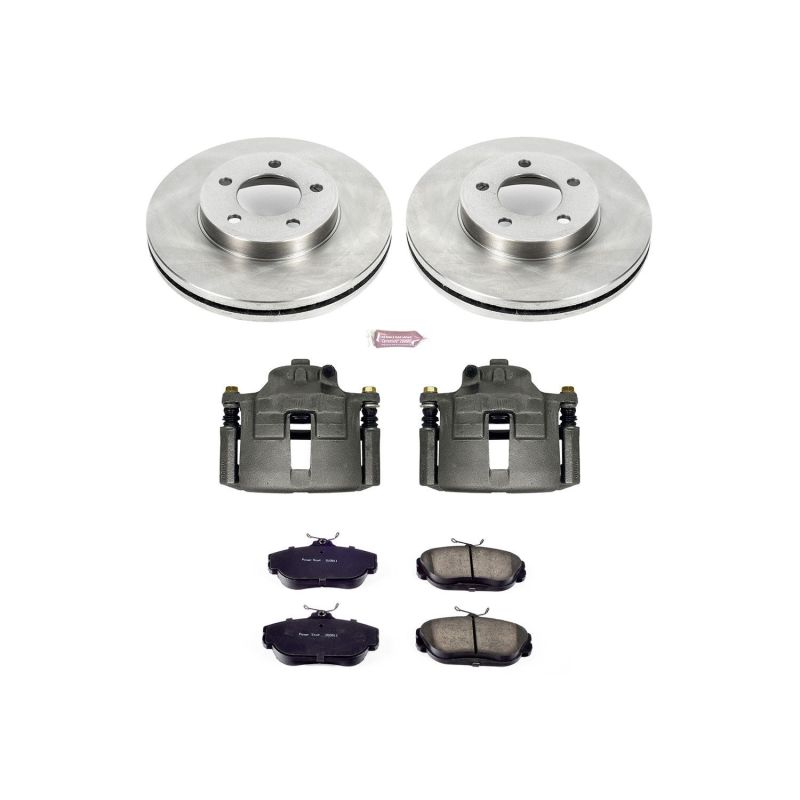 Power Stop 95-98 Ford Windstar Front Autospecialty Brake Kit w/Calipers PowerStop