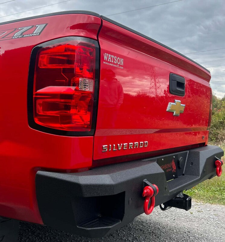 Fishbone Offroad 14-18 Chevy Silverado 1500 Rockfish Rear Bumper Fishbone Offroad