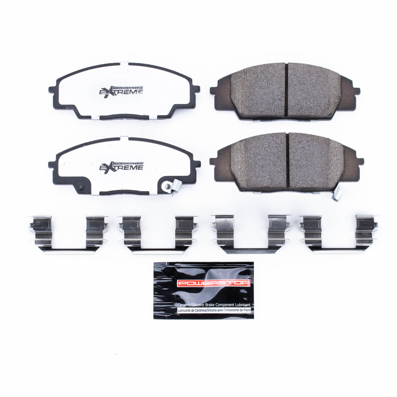 Power Stop 07-10 Acura CSX Front Z26 Extreme Street Brake Pads w/Hardware PowerStop