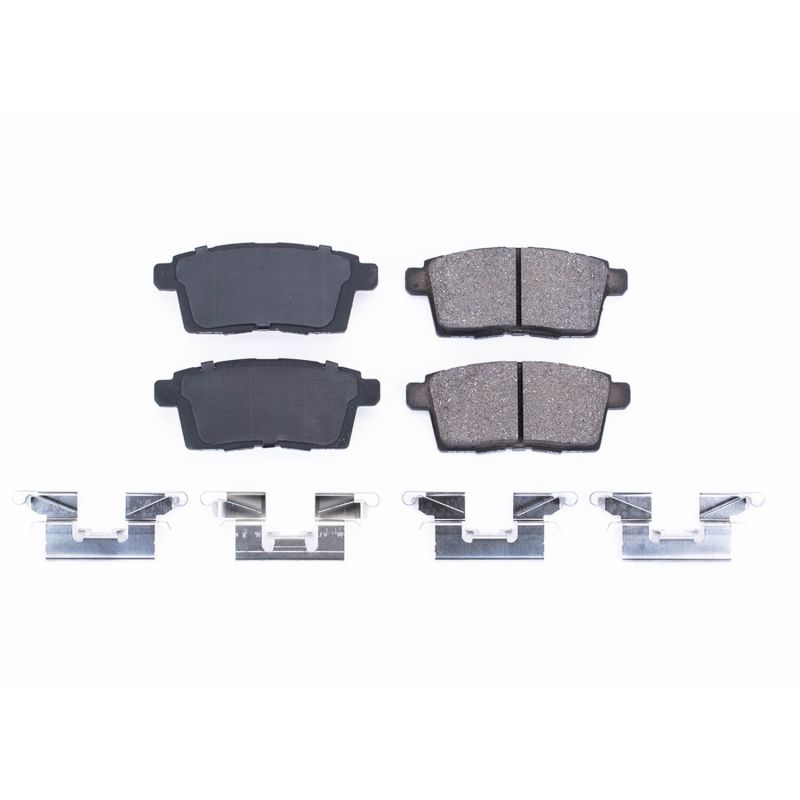 Power Stop 07-10 Ford Edge Rear Z17 Evolution Ceramic Brake Pads w/Hardware PowerStop