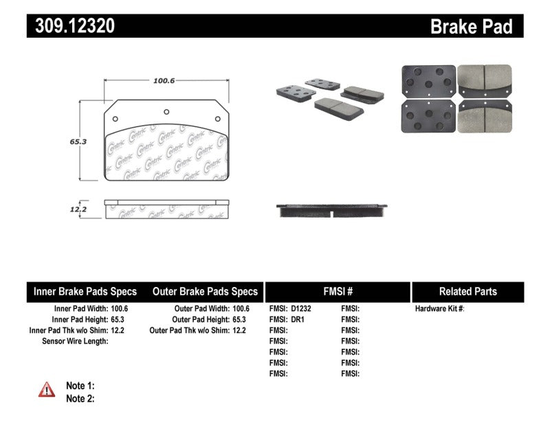 StopTech Performance Brake Pads