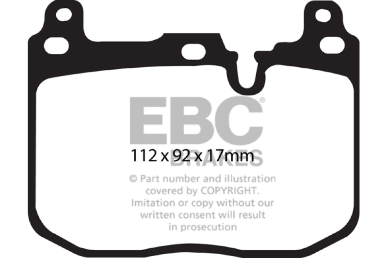EBC Ultimax2 Front Brake Pads - UD1609 EBC