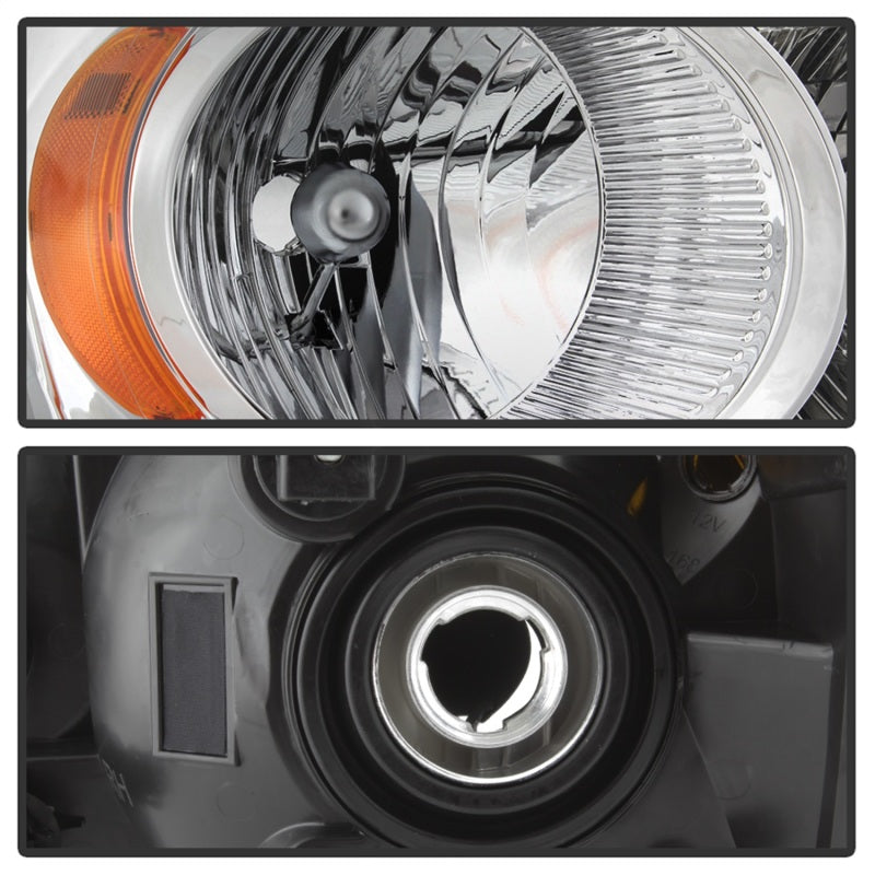xTune 07-09 Dodge Durango OEM Style Headlights - Chrome (HD-JH-DDU07-AM-C) SPYDER