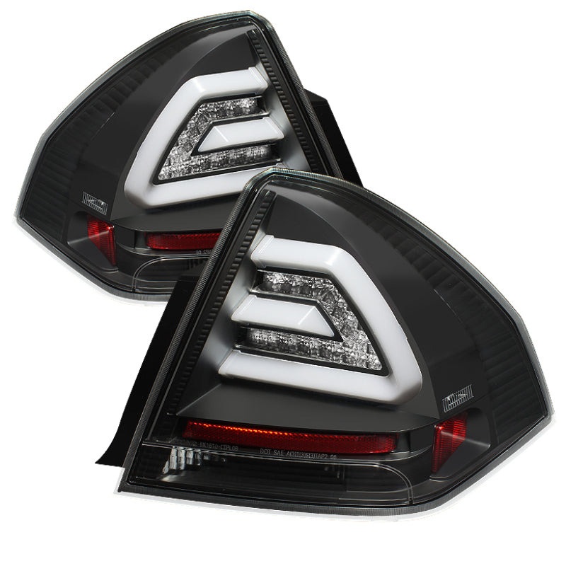 Spyder Chevy Impala 2006-2013 LED Tail Lights Black ALT-YD-CHIP06-LED-BK SPYDER