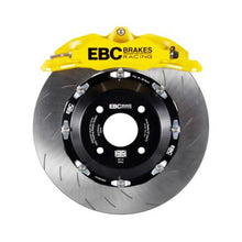 Load image into Gallery viewer, EBC Racing 15-17 Ford Fiesta (Mk7) Yellow Apollo-4 Calipers 300mm Rotors Front Big Brake Kit