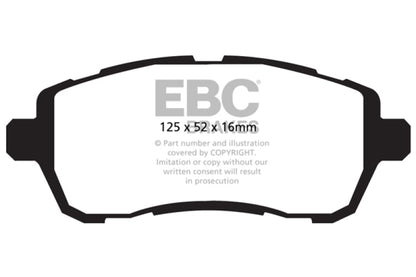 EBC Ultimax2 Front Brake Pads - UD1454 EBC