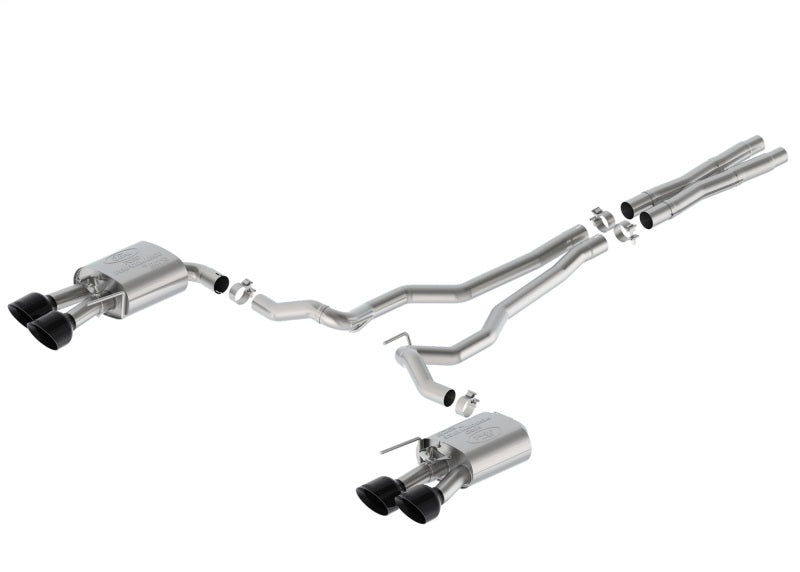 Ford Racing 2024 Mustang 5.0L GT Extreme Cat-Back Exhaust W/Valance - Black Tips Ford Racing