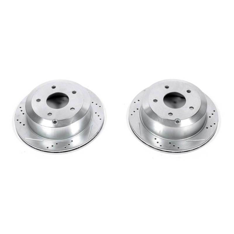 Power Stop 05-06 Pontiac GTO Rear Evolution Drilled & Slotted Rotors - Pair PowerStop