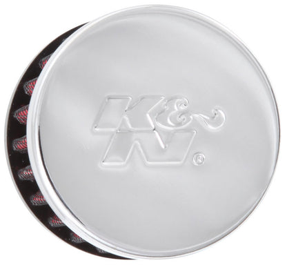 K&N Clamp On Rubber Base Crankcase Vent Filter 0.375in Flange ID x 2in OD x 1.5in Height K&N Engineering