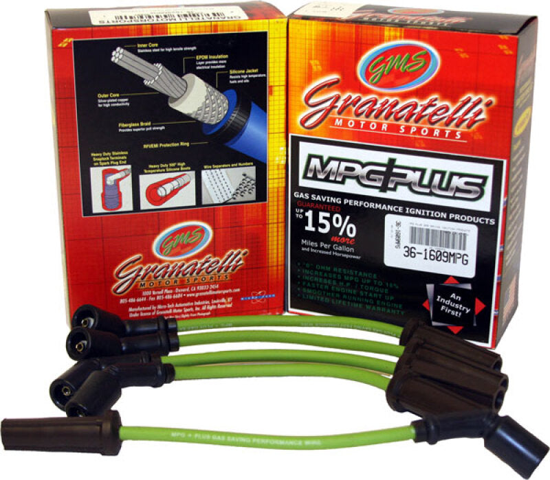 Granatelli MPG Plus Ignition Wire Set - 1986-1987 Mercedes-Benz 190 4-Cyl 2.3L - Part 34-1923MPG
