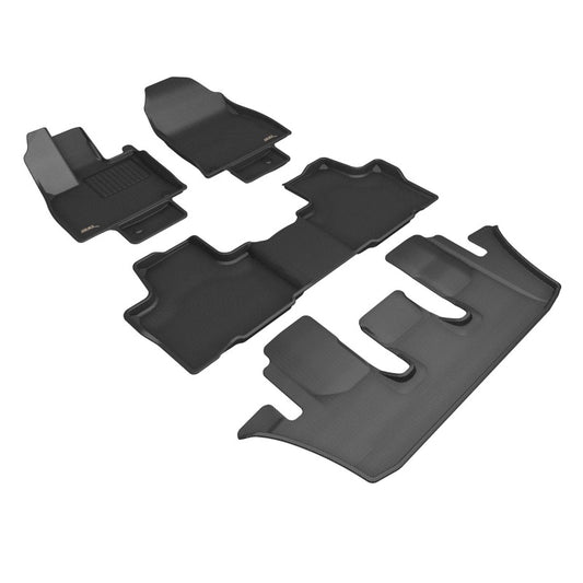 3D MAXpider KAGU 1st-3rd Row Floor Mats for 2024-2026 Grand Highlander - L1TY33901509