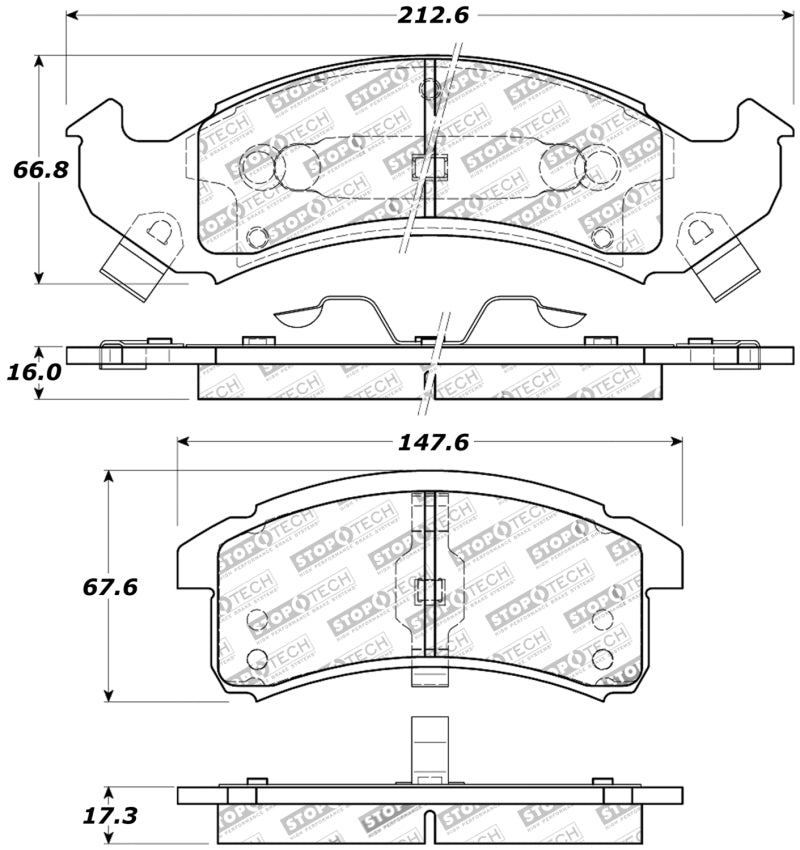 StopTech Performance Brake Pads