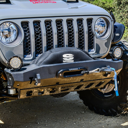 Superwinch Winch Cover for Sx 10000/12000/Talon 9.5 Integrated Winches - Blk Neoprene Superwinch