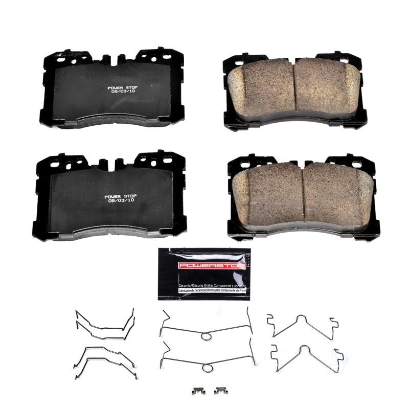 Power Stop 07-17 Lexus LS460 Front Z23 Evolution Sport Brake Pads w/Hardware PowerStop