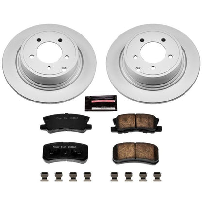 Power Stop 11-14 Chrysler 200 Rear Z17 Evolution Geomet Coated Brake Kit PowerStop