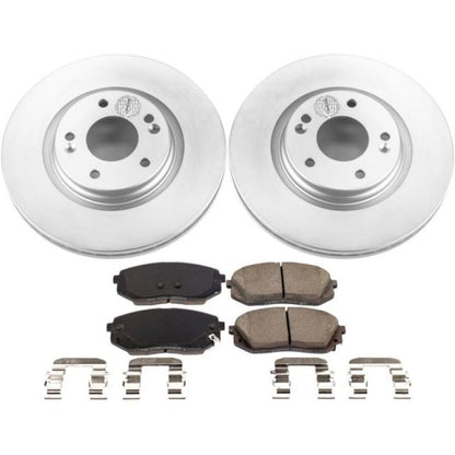 Power Stop 16-19 Hyundai Sonata Front Z17 Evolution Geomet Coated Brake Kit PowerStop