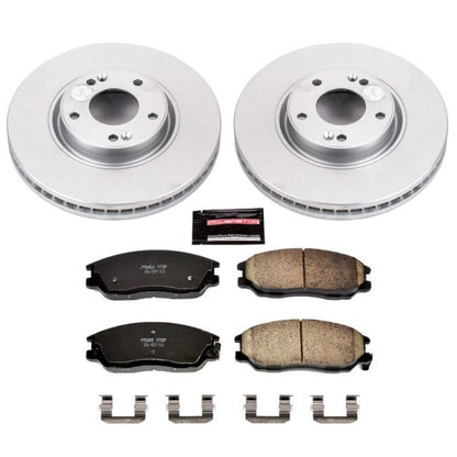 Power Stop 03-05 Hyundai XG350 Front Z17 Evolution Geomet Coated Brake Kit PowerStop