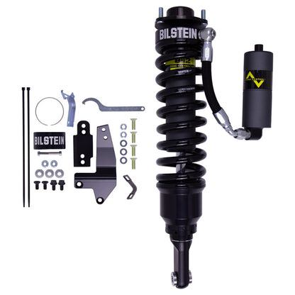 Bilstein shock absorber with installation parts on a white background