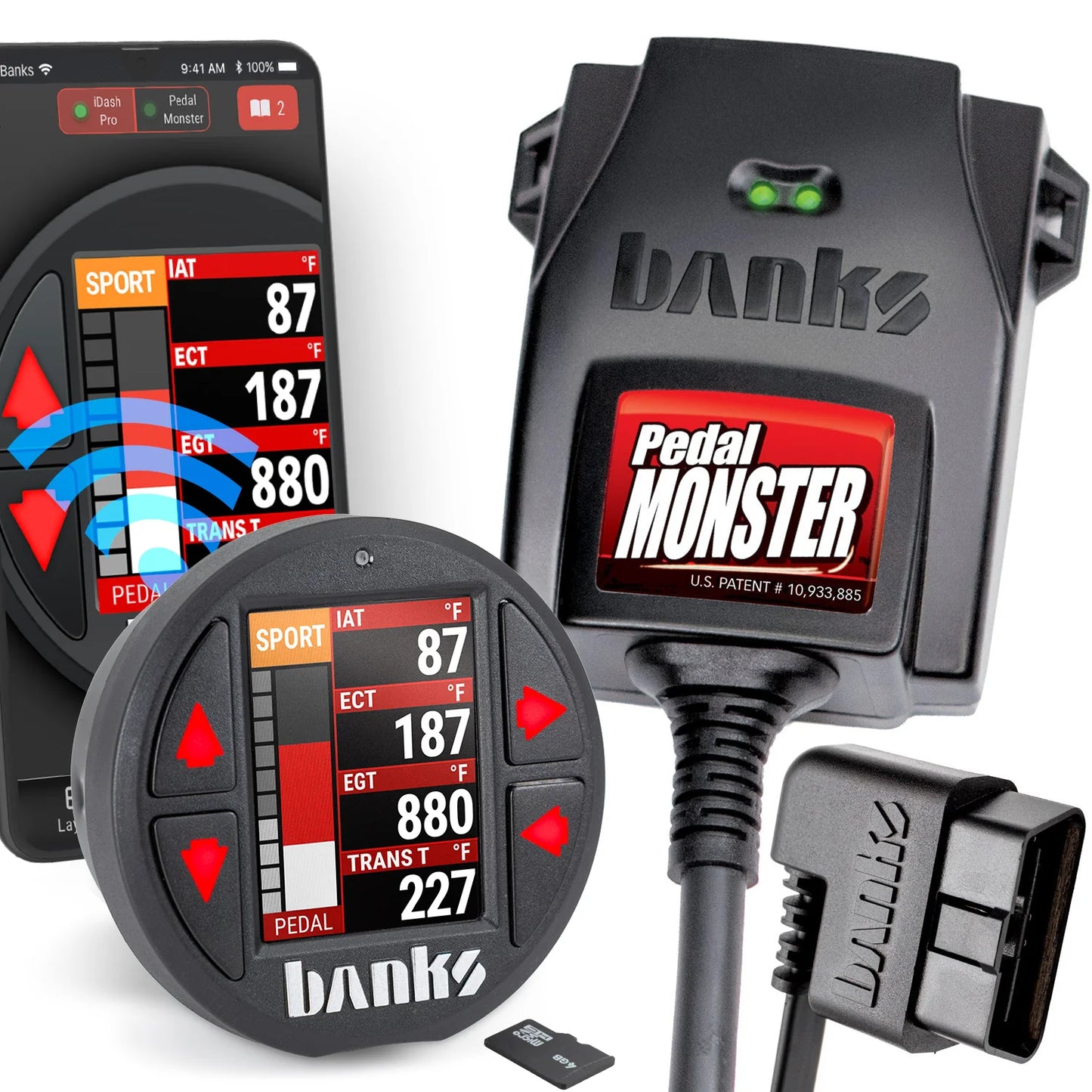 Banks Power PedalMonster with Idash Data Pro - 64328-P