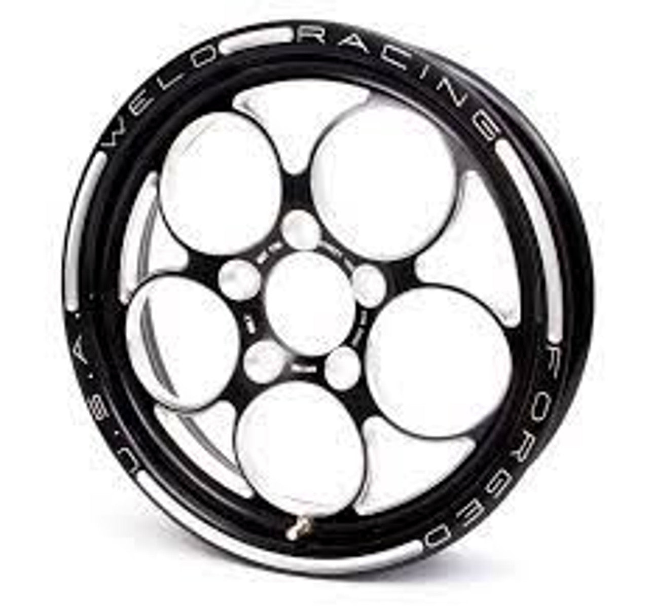 Weld Magnum Drag 2.0 15x8 / 5x4.5 BP / 3in BS Black/Polished Wheel