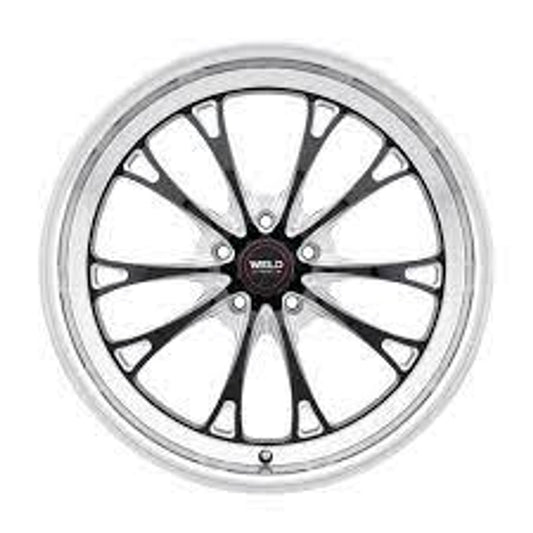 Weld S908 20X10.5 Belmont Drag Beadlock 5X127 ET38 BS7.25 Gloss Black MIL Dia 71.5