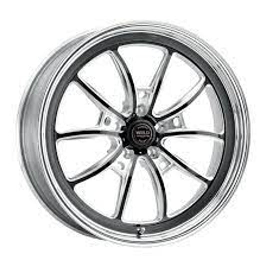 Weld S82 20x9 / 5x115 BP / 6.3in BS Black Wheel (High Pad) - Non-Beadlock