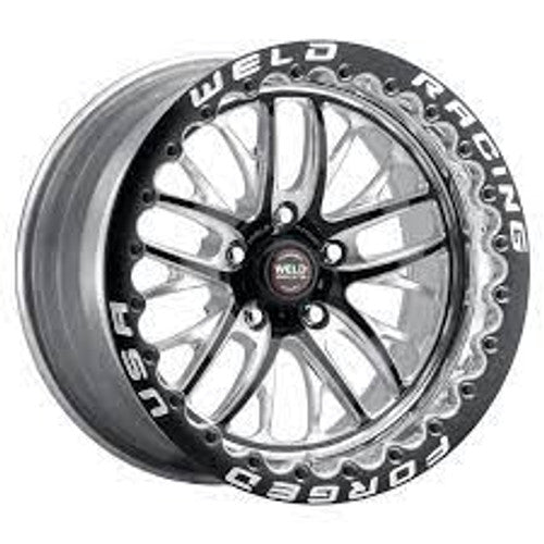 Weld RT-S S82 15x11 / 5x115 BP / 6.5in BS Black Wheel - Black Single Beadlock MT