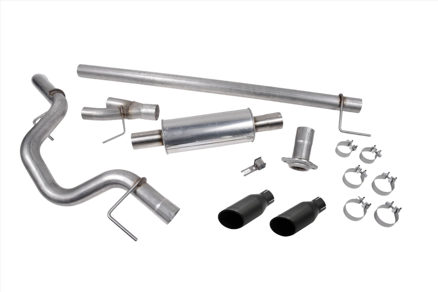 2021-2026 Roush F-150 Side Exit Cat Back Performance Exhaust - Black Tip rsh422266-BLK