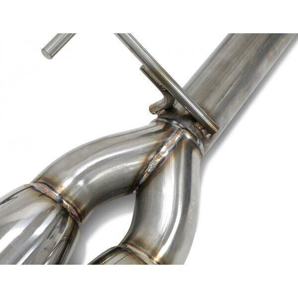 BLOX Racing BXEX-51104 T304 muffler delete Subaru WRX STI quad tip
