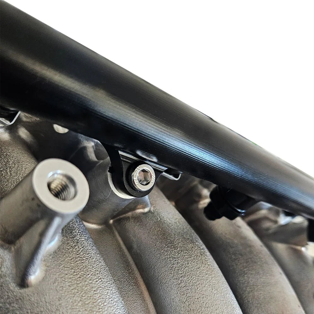 Blox Racing K-Series Xtreme Aluminum Fuel Rail Black BXFU-00700-BK