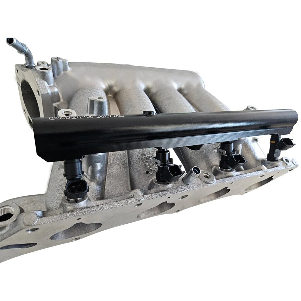 Blox Racing K-Series Xtreme Aluminum Fuel Rail Black BXFU-00700-BK