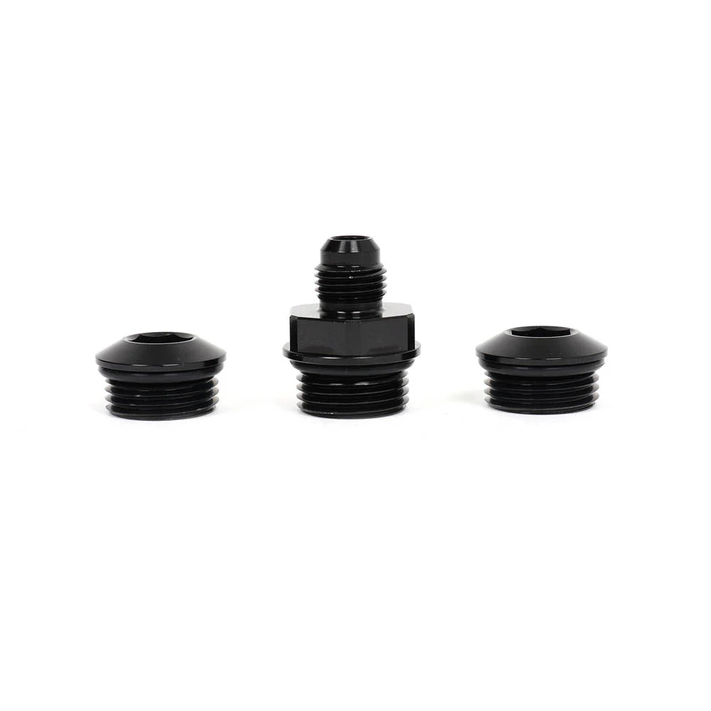 Blox Racing K-Series Xtreme Aluminum Fuel Rail Black BXFU-00700-BK